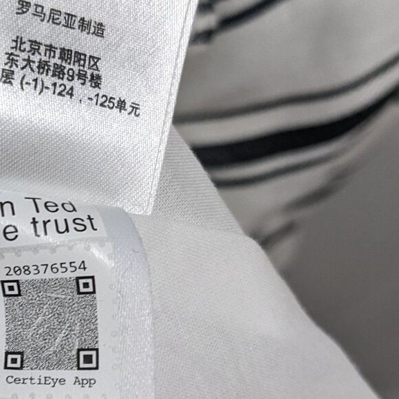 New Ted Baker | Aliicee Stripe Mini Dress - Picture 11 of 11